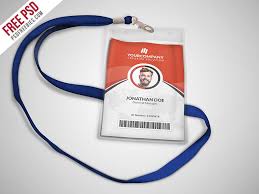 Download Multipurpose Office Id Card Template Psd Id Card Template Card Templates Free Card Templates