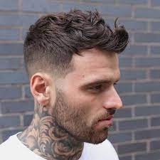 Side part short sides long top haircut. Short Hair Inspiration