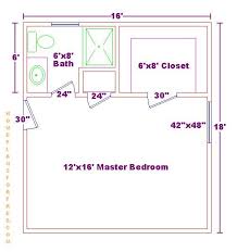 Free 12x16 Master Bedroom Design Ideas Floor Plan With Small 6x8 Bath And Walk In Closet Master Suite Floor Plan Master Bedroom Plans Bedroom Floor Plans