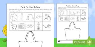 Maybe you would like to learn more about one of these? Summer Safety For Kids Worksheet Health Education Twinkl