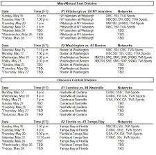 The montreal canadiens will take on defending champions the tampa bay lightning for the the 2021 stanley cup finals started on monday, june 28th at 8 pm. 2021 Stanley Cup Playoffs First Round Schedule Scenarios