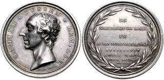 CNG: eAuction 412. temp. HANOVER. Samuel Tyssen, lawyer and numismatist.  1750(?)-1800. AR Medal (40mm, 25.21 g, 1h). On his death. By J. Milton.  Dated 1800 (in Roman numerals).