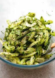 Leftover Celery Salad Recipe Celery Salad Vegetable Dishes Recipetin Eats