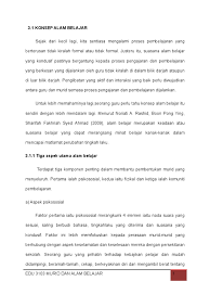 Yang satu memegang ekornya dan berkata, aha. Murid Dan Alam Belajar