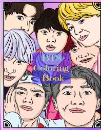 Kpop coloring pages at getcolorings com free printable colorings pages to print and color. Buy Bts Coloring Book Amazing Coloring Book For Armys And Bts Lovers Big Coloring Pages For Relaxation And Stress Relief Book Online At Low Prices In India Bts Coloring Book Amazing