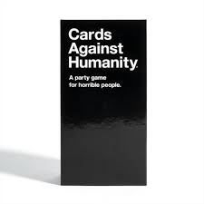 Each round, one player asks a question from a black card, and everyone else answers with their funniest white card. Cards Against Humanity Game Target