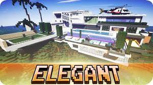Some serious minecraft blueprints around here! Minecraft Elegant Modern House Map W Download Youtube