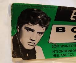 Elvis Presley bobby socks from 1956