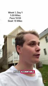 Week 1, Day 1: Running Towards 13 Miles Goal