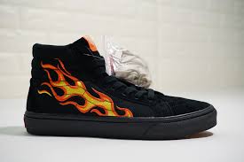 Vans Vault Og X Wtaps Sk8 Hi Lx Yellow Flame Vn0003t0ua3 Vans Sneakers Shoes