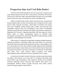 Perbasi merupakan singkatan dari persatuan bola basket seluruh indonesia. Pengertian Dan Asal Usul Bola Basket