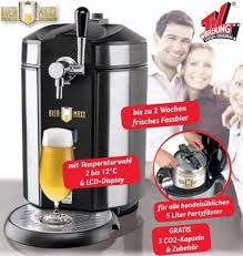 Biermaxx Bierzapfanlage Mit Co2 Kapseln Schwarz 5l Gunstig Kaufen Ebay