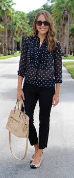 Black And White Polka Dot Top Outfit Pin On Fashion