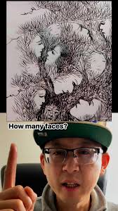 Can you figure how many faces? #mindtricks #reelslove