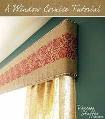 The Post A Diy Window Cornice Window Cornices Diy Window Cornice
