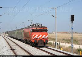 2600 Caminhos De Ferro Portugueses Alsthom 2600 At Lisboa Portugal By Bruno Bel M Train Spain And Portugal Train Art