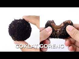 Coklat Goreng Crispy Chocolate Coxinha Youtube Chocolate Crispy Desserts