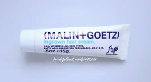 An oat and vitamin e shaving gel. Review Malin Goetz Ingrown Hair Cream Beautifulbuns A Beauty Travel Lifestyle Blog