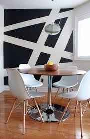Black And White Picture Wall Ideas 34 Ideas To Paint A Color Block Wall Domino Decor Wall Murals Diy Black Accent Walls
