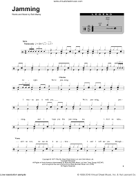 Marley Jamming Sheet Music For Drums Pdf As you can see, the snare drum is marked with a simple note on the middle line of the staff. marley jamming sheet music for drums pdf