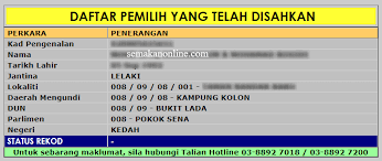 Semakan status pembayaran bpr di bpr.hasil.gov.my. Semakan Daftar Pemilih Online Dan Lokasi Mengundi 2019 Prk Rantau