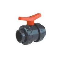 VANNE A BILLE DOUBLE UNION A COLLER 50 MM