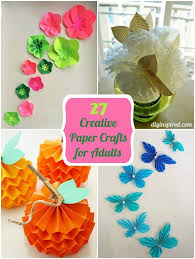 27 Creative Paper Crafts For Adults Construction Paper Crafts Paper Crafts Easy Paper Crafts