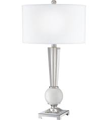 Quoizel Lenox Table Lamp 1 Light In Polished Chrome Lx1106t