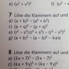 Und 3.grades können grafisch durch hinzufügen und wegnehmen von geometrischen figuren veranschaulicht werden. Binomische Formeln Hilfe Mathe