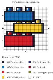 Hi there, i'm rhea the woman behind crafty guild. Disegno Punto Croce Lego Cross Stitch Bookmarks Cross Stitch Boards Cross Stitch Patterns