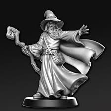 The old wizard who introduces the young naïf to a life of adventure is one of the most overworked tropes in fantasy literature adjective a. Download Amlund Maegon Wizard 32mm Dnd Von Rn Estudio