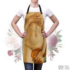 The Birth of Venus Apron Naked Body Detail Funny Art Classes - Etsy Finland