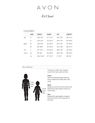 avon size charts for women and men fashion as well as