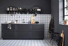 lerhyttan deur zwart gelazuurd 60x80 cm ikea kleine keukens ikea keuken design