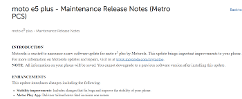 Moto E5 Plus And E5 Play On Metropcs Have New Updates