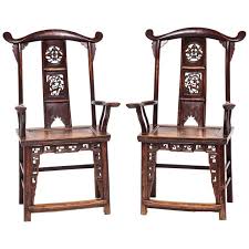pair of chinese tall back chairs with auspicious deer medallions c 1850 chinese furniture design traditional chairs deer