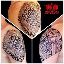 Fijian Masi Shoulder Piece Tattoos Fijian Tattoo Shoulder Tattoo