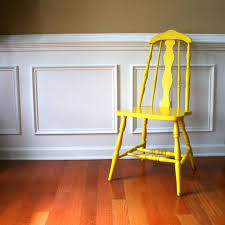 Rustic Yellow Wood Chair Vintage Spring Country By Rhapsodyattic 149 00 Wooden Dining Chairs Home Decor Wood Chair