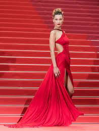 Bella hadid's strategically placed accessory stole the show at the cannes film festival's red carpet over the weekend. Bella Hadid Remains Cannes Queen Of The Red Dress Vogue