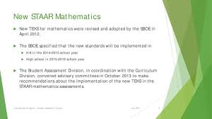 Tea Update On Staar Mathematics Texas Education Agency