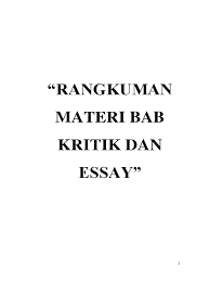 Check spelling or type a new query. B Indo Kritik Dan Esai