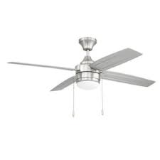 Universal 3 speed damp rated ceiling fan handheld remote control white hunter's universal ceiling fan control is hunter's universal ceiling fan control is compatible with hunter ceiling fans as well as other brands. Litex Aikman 52 In Ceiling Fan W Light Brushed Nickel Hd Supply