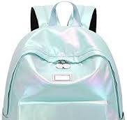 Mochila para meninas para escola, bolsa de livro flash ...