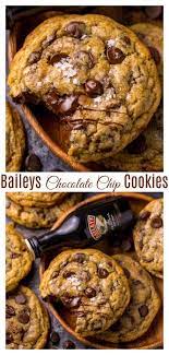 These irish cream shortbread cookies are a delightful soft cookie with just a hint of irish cream. Baileys Irish Cream Chocolate Chip Cookies Baker By Nature Recipe In 2020 Chocolate Recipes Desserts Chip Cookies