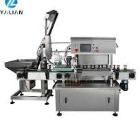 Linear Type Automatic Glass Jar Twisting off Metal Lug Cap Vacuum Capper  Machine