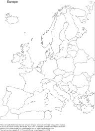 Europe world regions printable blank map with text names for countries, capitasl, and major cities, jpg format, this map can be downloaded and printed out to make an 8.5 x 11 blank europe map. Free Blank Europe Map Printables Outline Map With Country Borders No Names Printable Blank Map World Map Printable Europe Map Printable Europe Map
