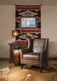 Full Grain Leather Boot Stitch Chair At Adobe Interiors Located In Fort Worth Tx Call Or Text Us At 817 2 Western Living Rooms Western Furniture Living Decor