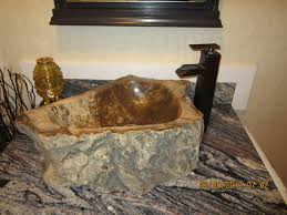 Click here to view hubbard basin, contact mining district, elko co., nevada, usa. Natural Stone Sink Petrified Wood Eclectic Bathroom Cedar Rapids By Eden Bath Vessel Sinks Houzz Au