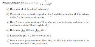 solved let f x 2 3 1 x 1 2 determine all of th