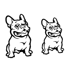1 15aud universal black french bulldog car auto window styling sticker decorative decal ebay home garden french bulldog animal logo car stickers funny